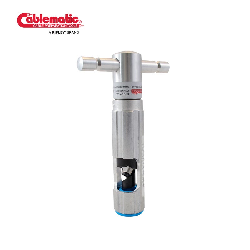 Cablematic CST 625 Blue Combo Coring and Stripping Tool for Professional Technicians, Electricians, and Installers, Easily Portable Tool for 625 Kcmil Cable, 13 Ounces - Image 4